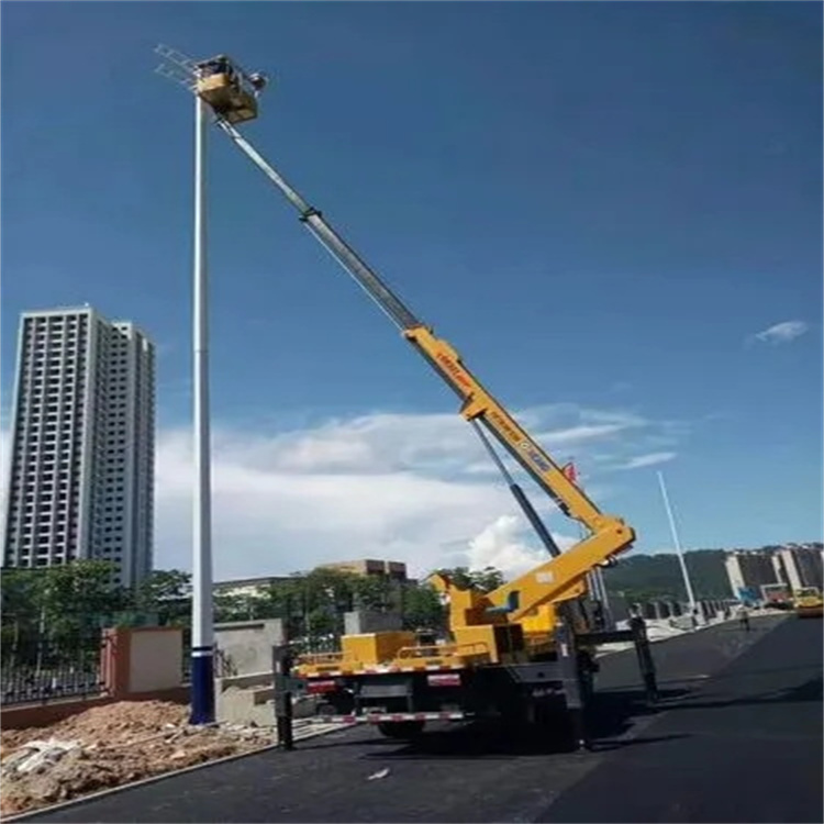 松滋维修路灯的曲臂升降车出租